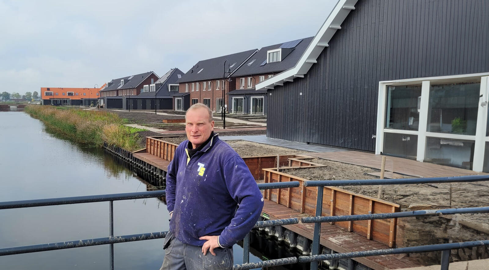Arne verhuisde voor de bouw van Hugo’s tuin naar Heerhugowaard